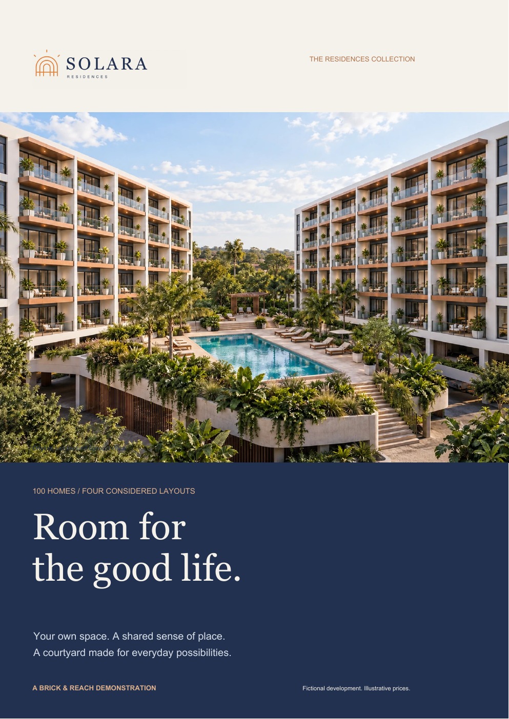 Solara Residences development brochure cover
